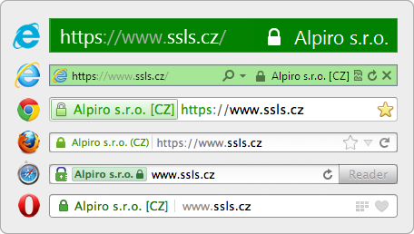 Green Address Bar